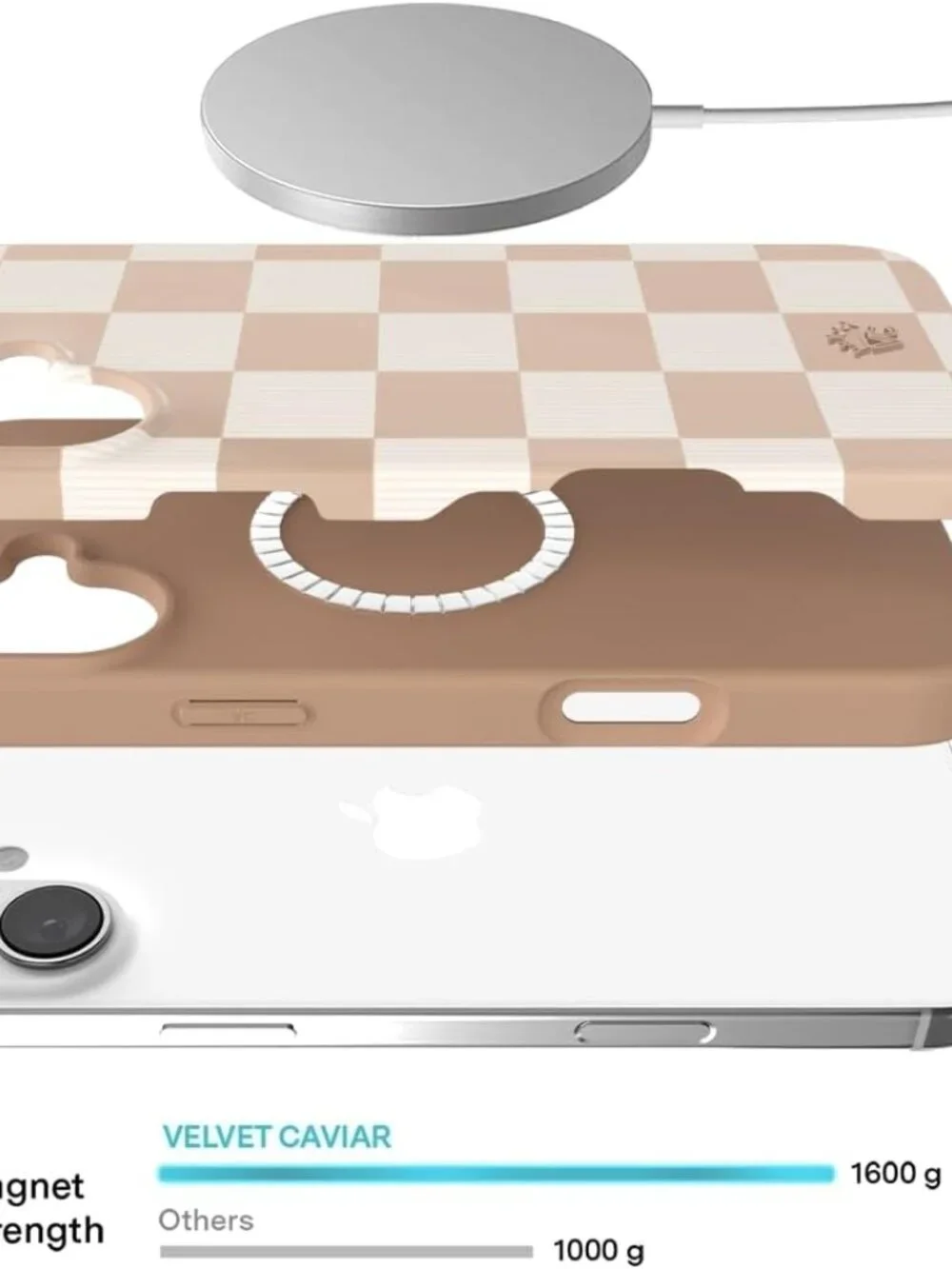 VELVET CAVIAR Apple iPhone 16 Plus MagSafe Case - Nude Vibe Checker